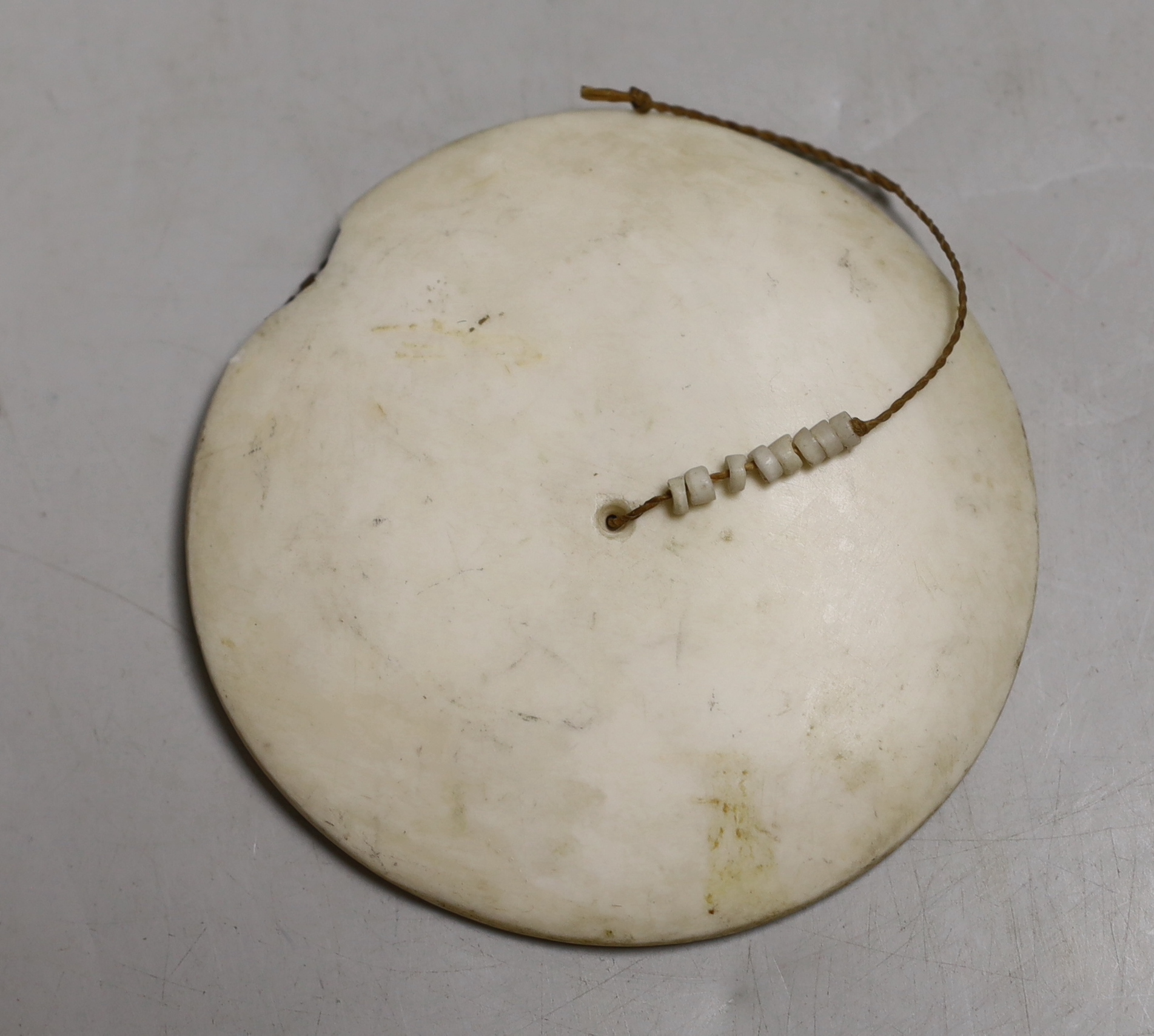 A Solomon Islands shell and tortoiseshell kapkap parure (pendant), 8.5cm., losses, Provenance – a European Private collection, thence by family descent. Ethnographica from the same collection was sold by Sotheby’s, Paris